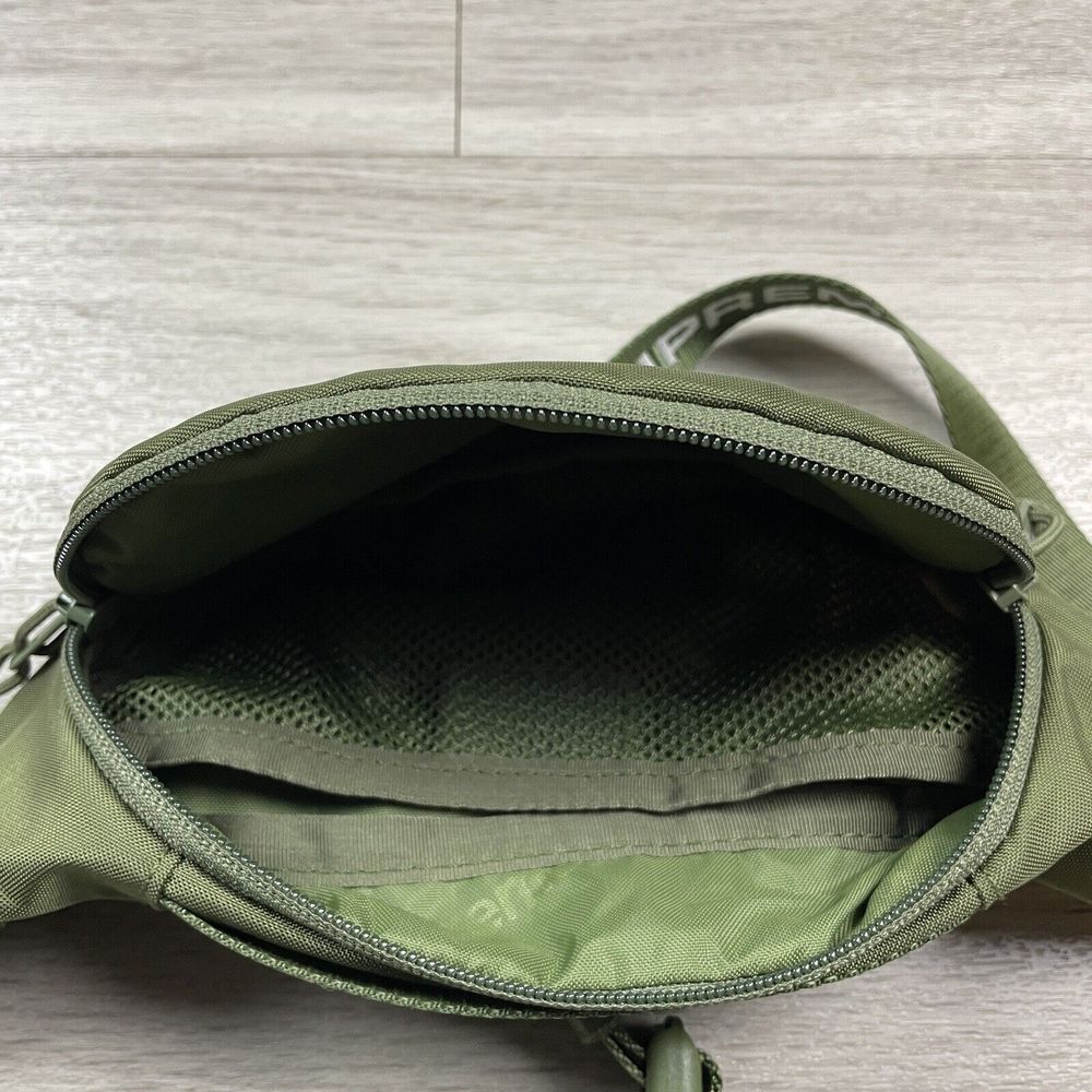 Supreme Waist Bag Green FW22 Fanny Pack Box Logo - Picture 6 of 6